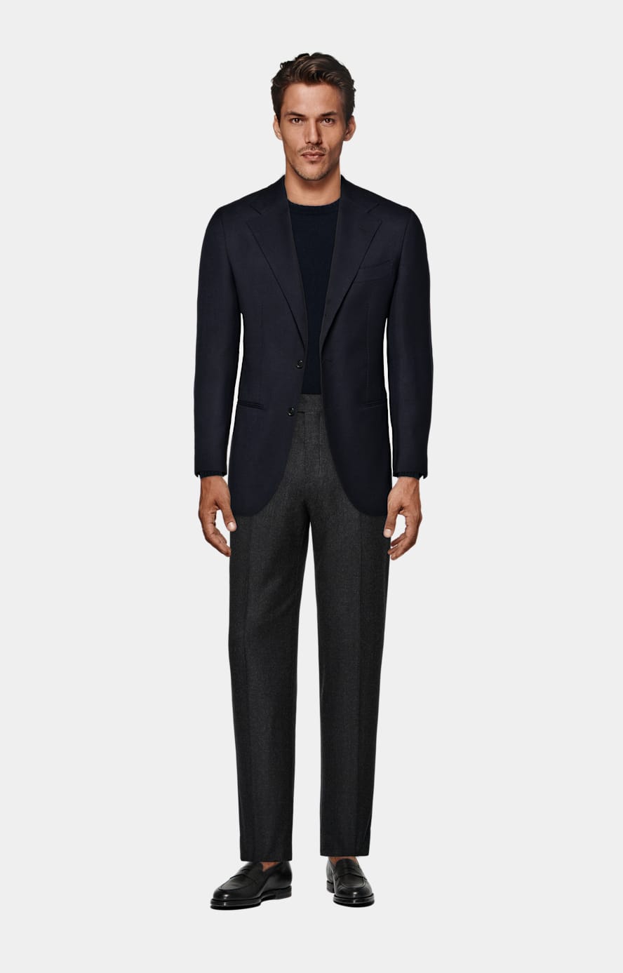 Navy Tailored Fit Havana Blazer