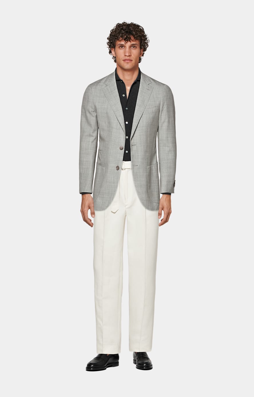  Off-White Wide Leg Tapered Sortino Pants