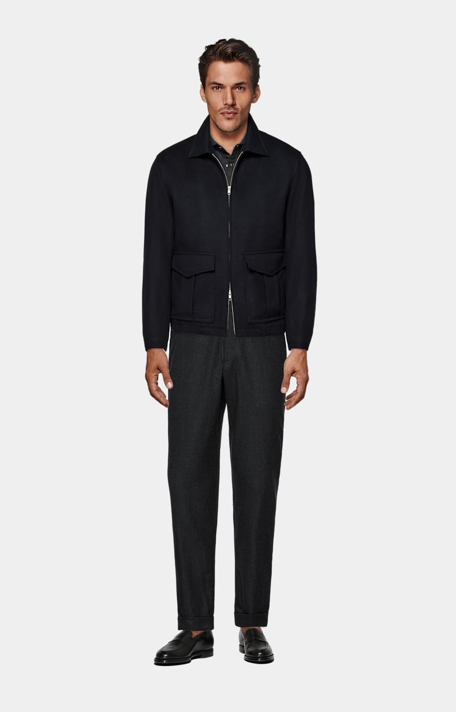 Dark Grey Western Shirt
