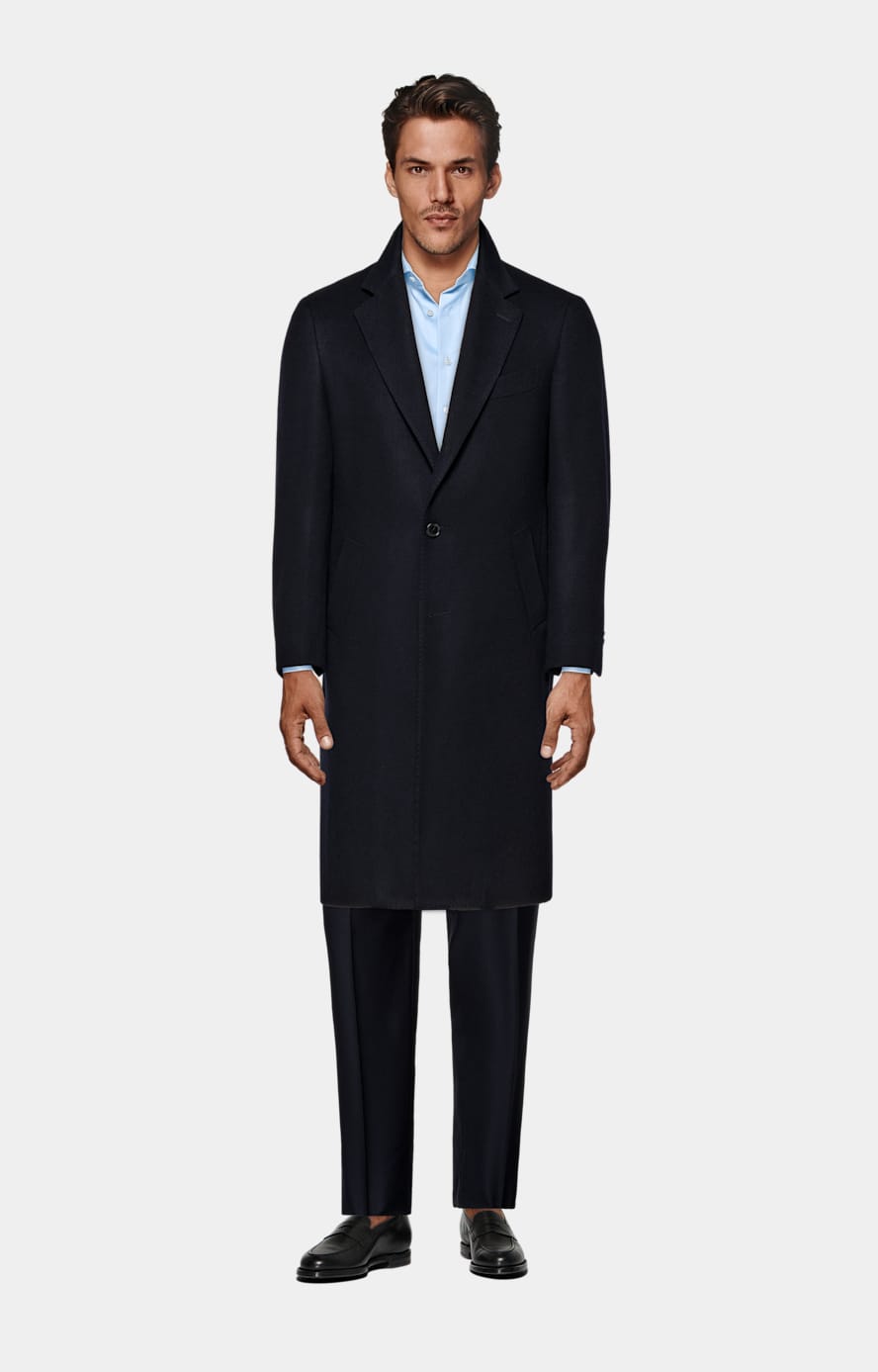 Light Blue Twill Tailored Fit Shirt