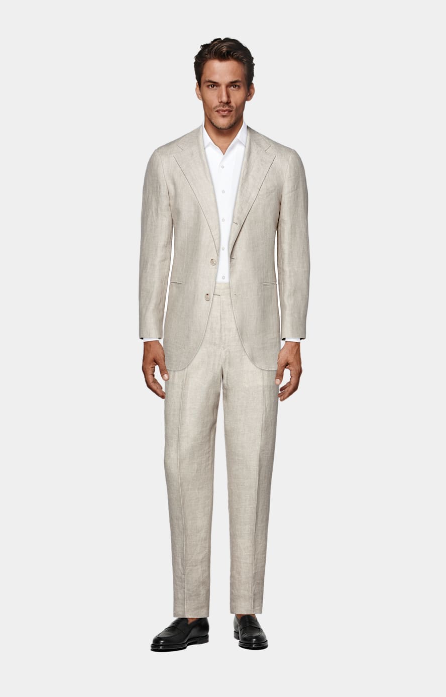 White Classic Collar One Piece Tailored Fit Shirt