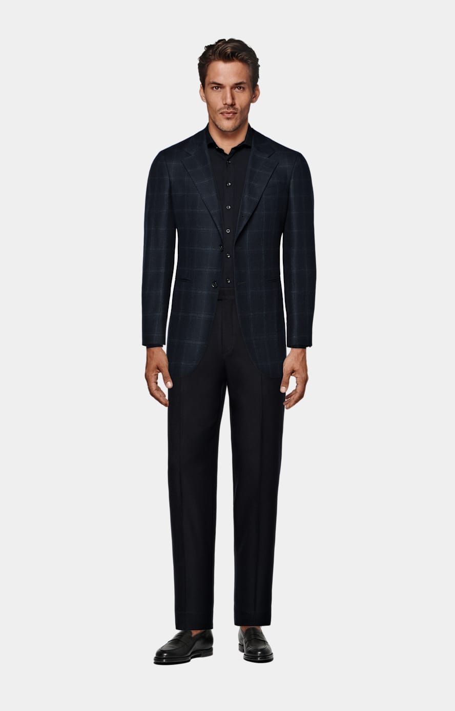 Navy Tailored Fit Shirt