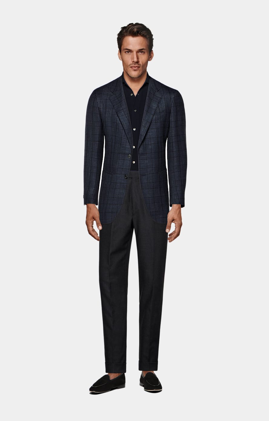 Navy Polo Cardigan