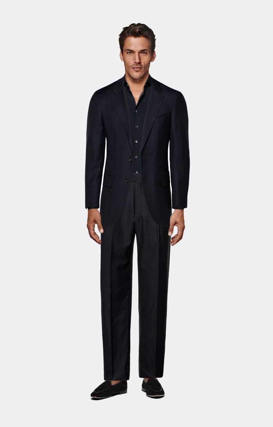Navy Tailored Fit Havana Suit Jacket in Pure S110 s Wool SUITSUPPLY SUITSUPPLY Canada