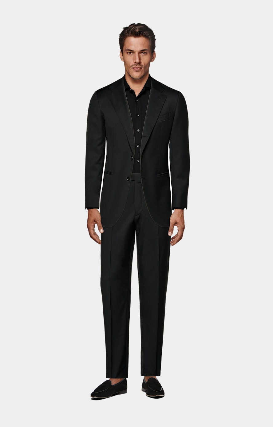 Chemise coupe Tailored noire