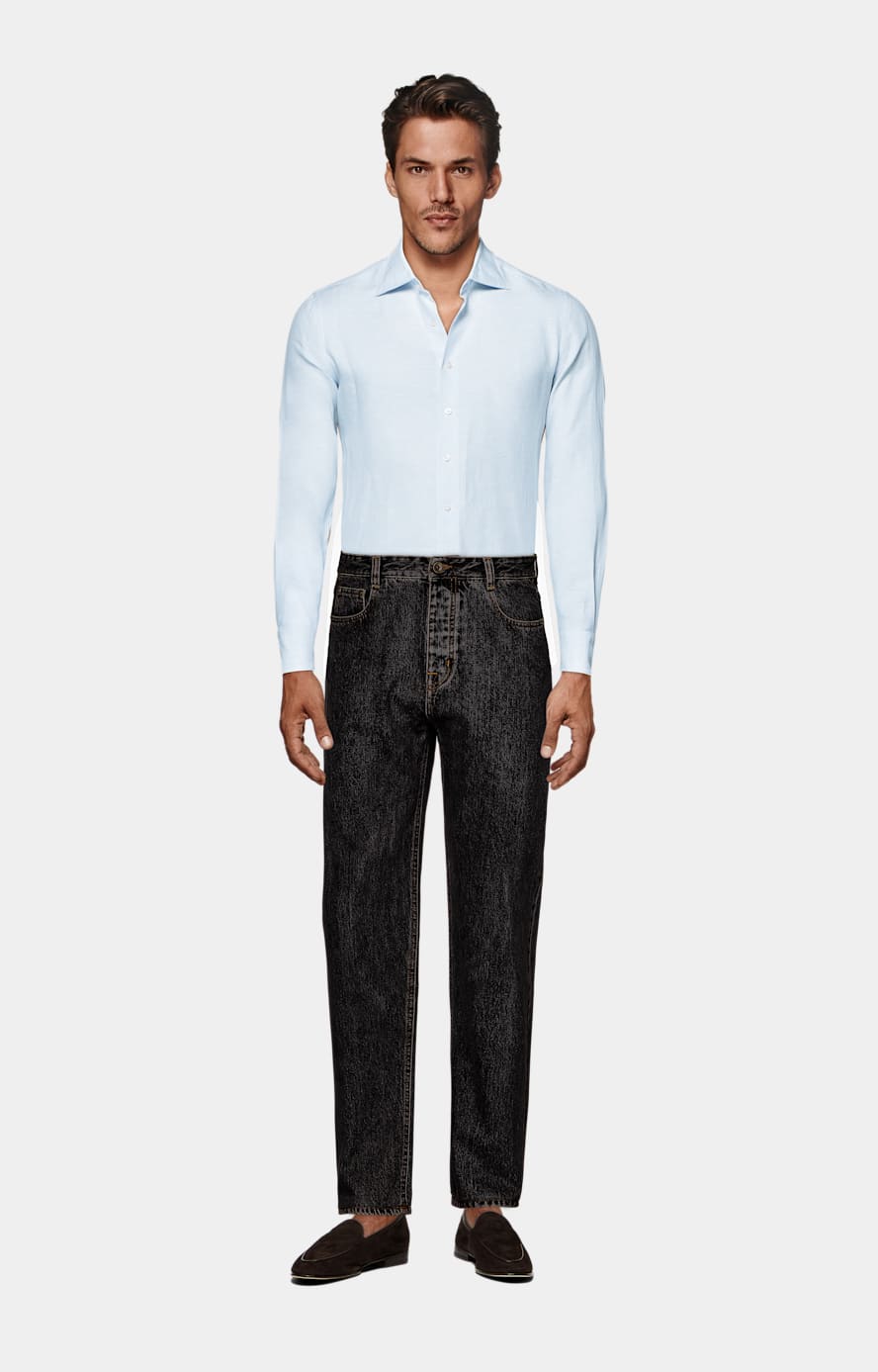 Light Blue Tailored Fit Shirt