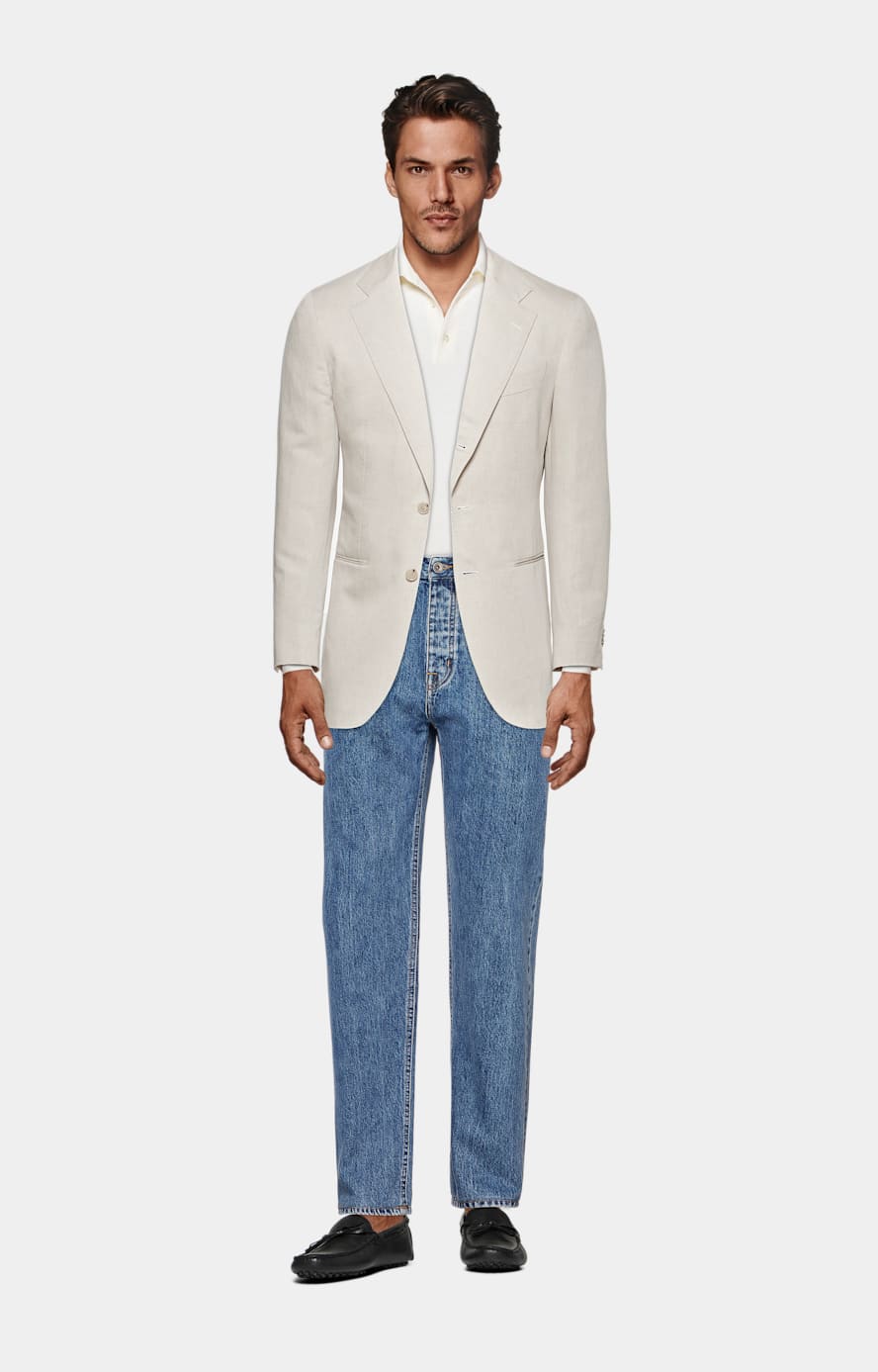Sand Tailored Fit Havana Suit Jacket