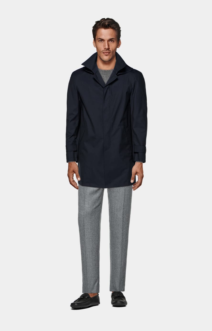Impermeabile navy
