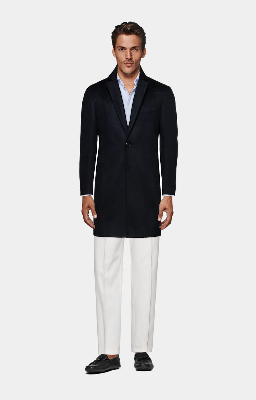 Chemise coupe ajustée en oxford bleu clair