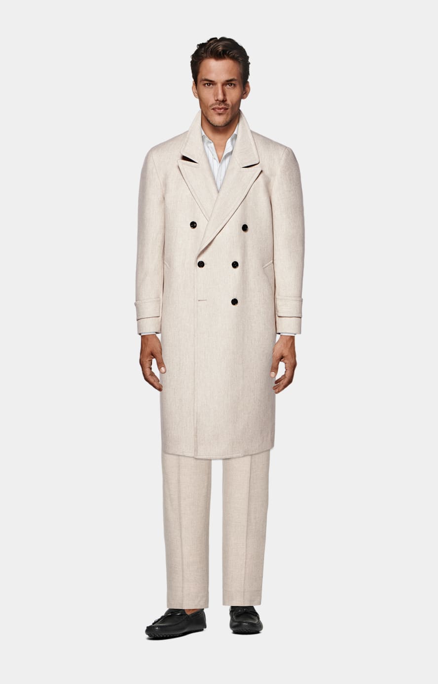 Sand Tailored Fit Milano Suit