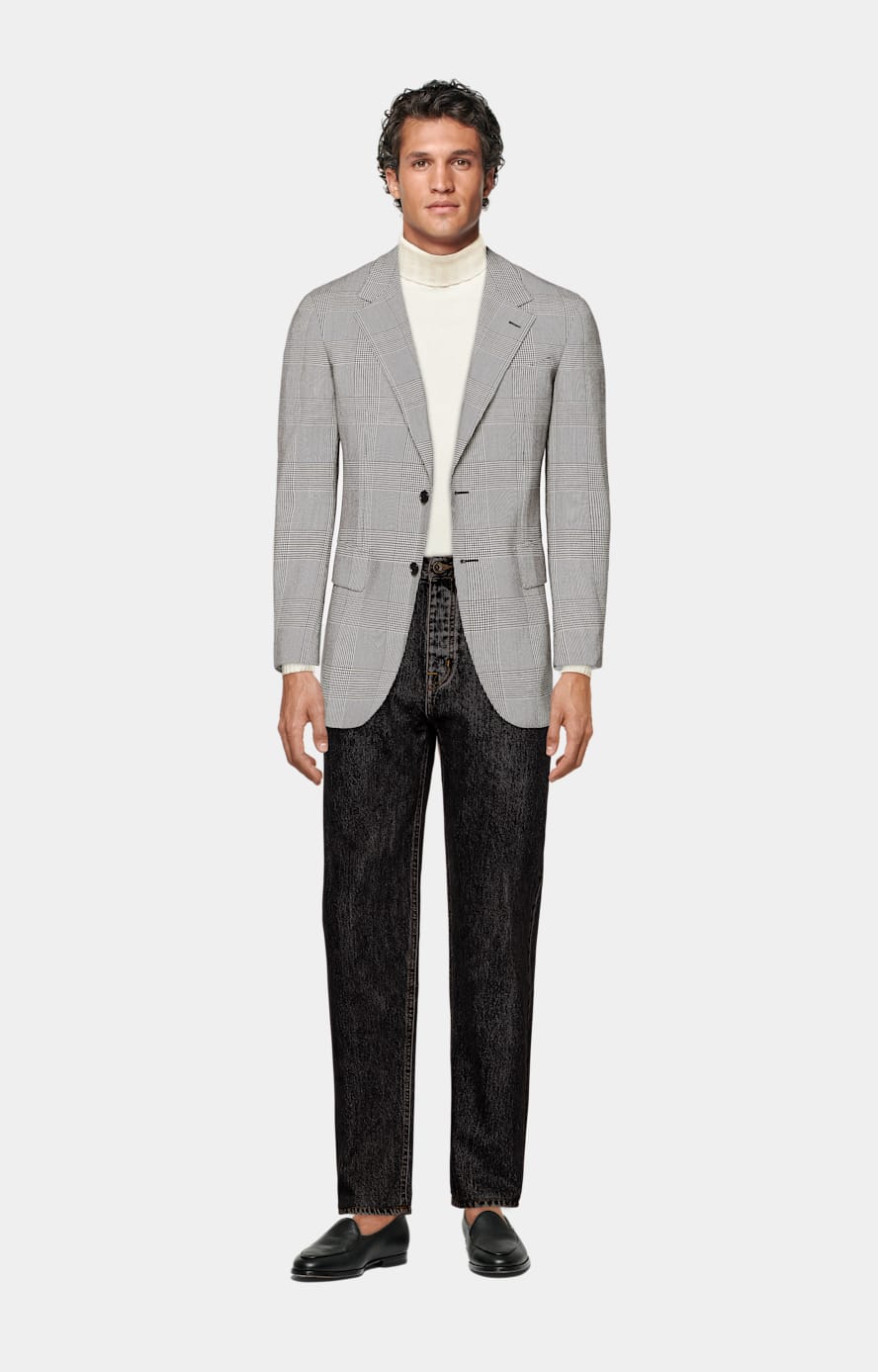Off White Turtleneck in Wool Cashmere SUITSUPPLY SUITSUPPLY Austria