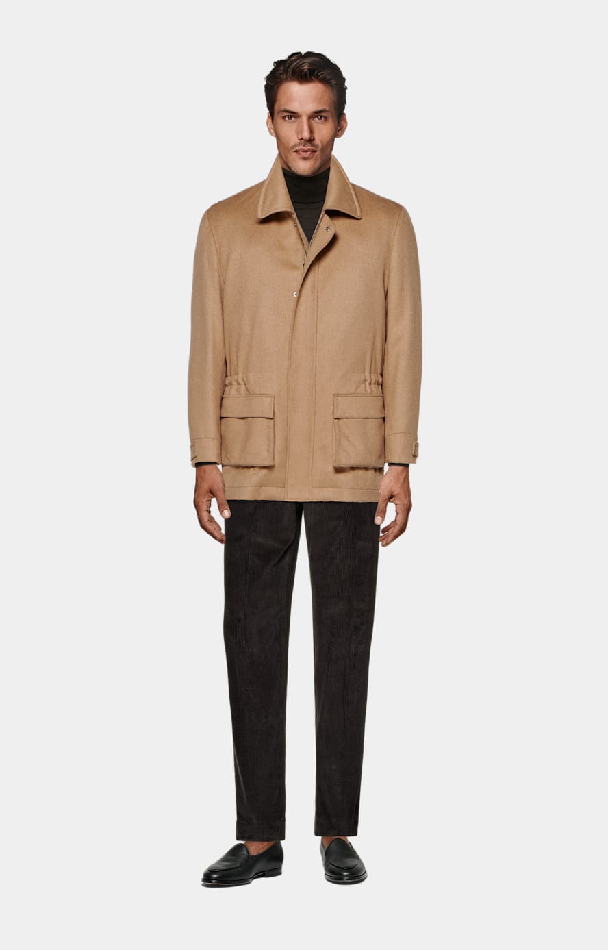 Mid Brown Down Field Jacket