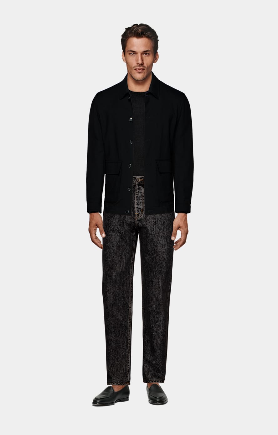 Black Bomber Jacket