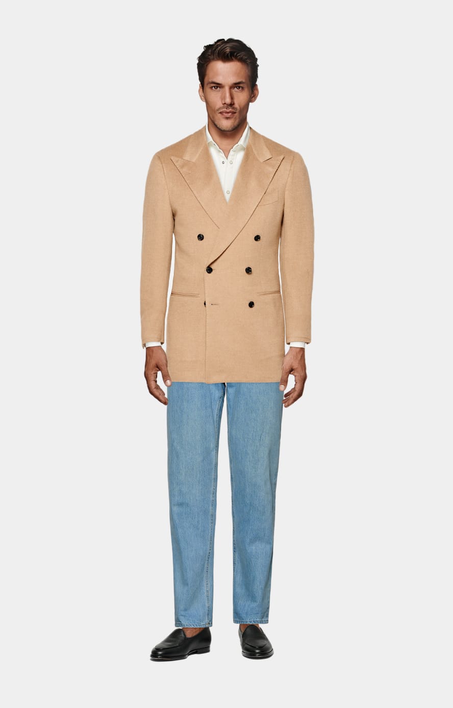 Havana Sakko mittelbraun Tailored Fit