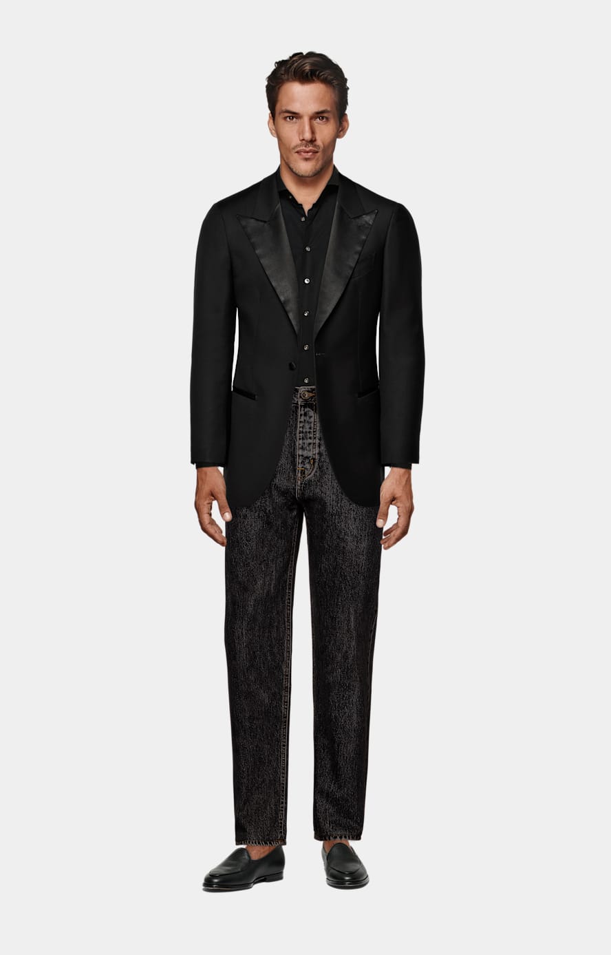 Havana Dinner Jacket schwarz Tailored Fit