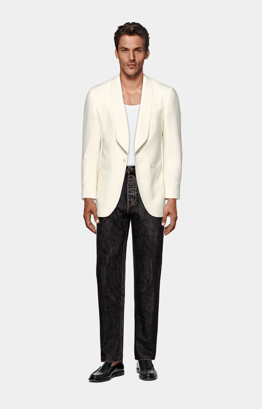 Off-White Tailored Fit Havana Dinner Jacket