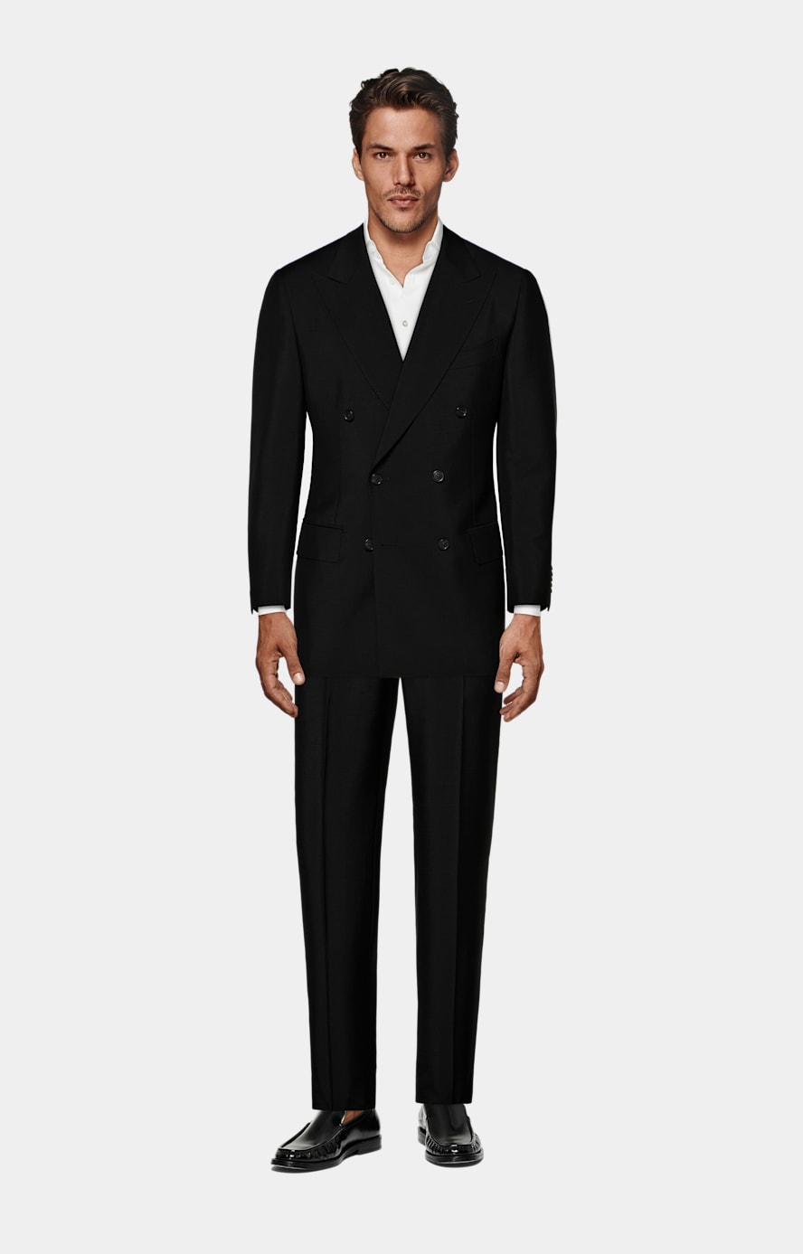 Abito Milano nero tailored fit