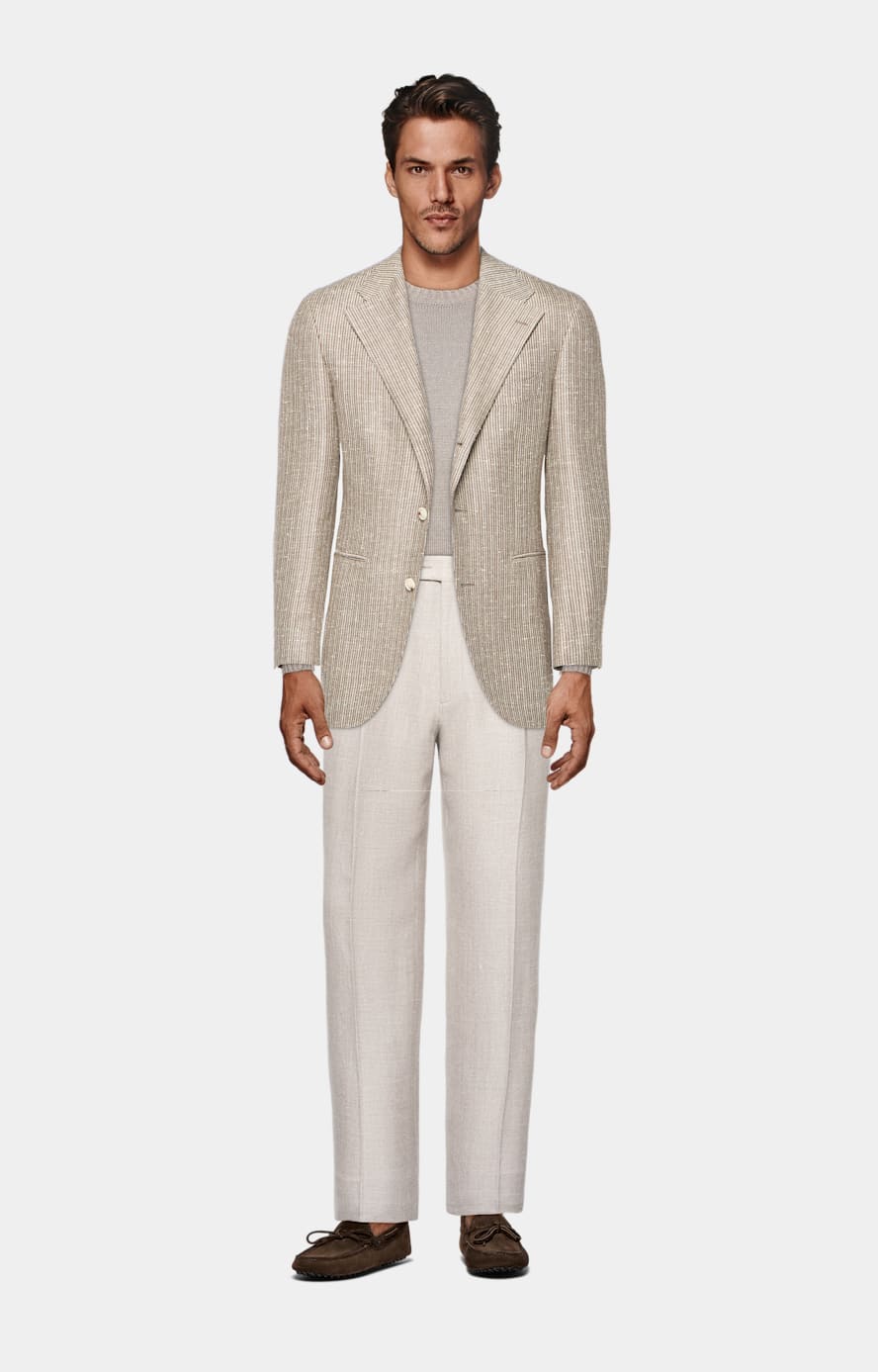 Taupe Relaxed Fit Roma Blazer