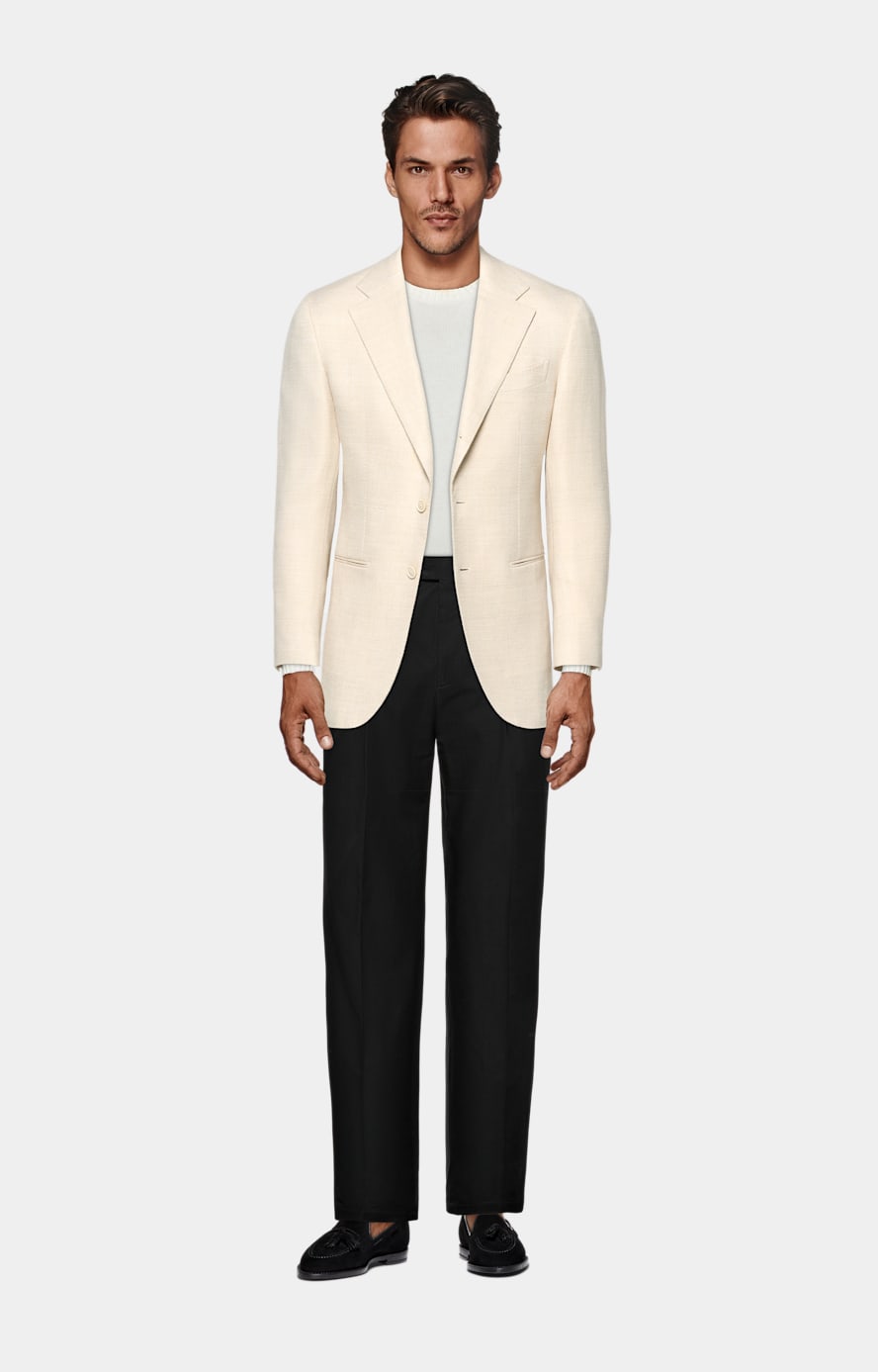 Sand Tailored Fit Havana Blazer