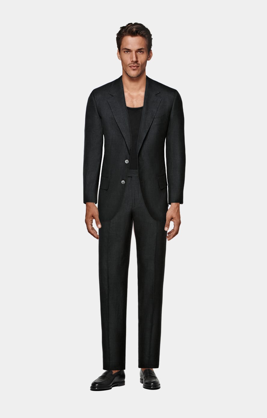Abito Milano nero tailored fit