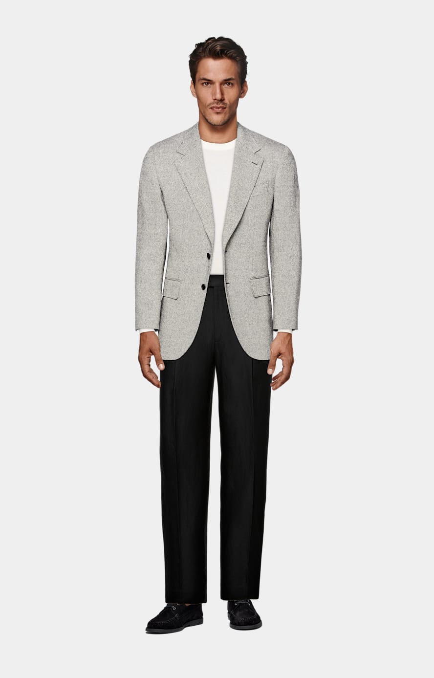 Blazer Milano negro corte Tailored