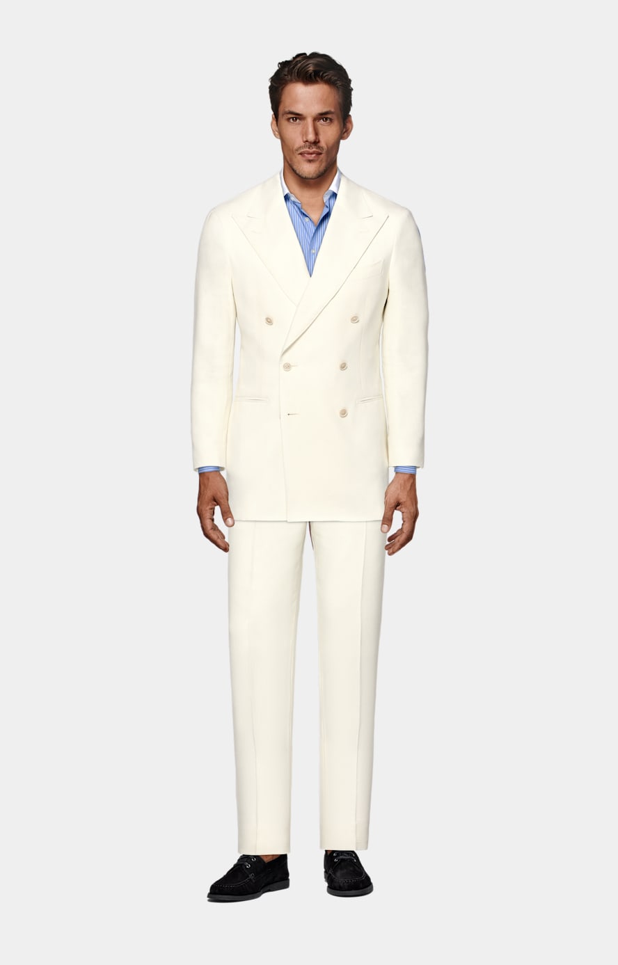 Light Blue Striped Tailored Fit Shirt
