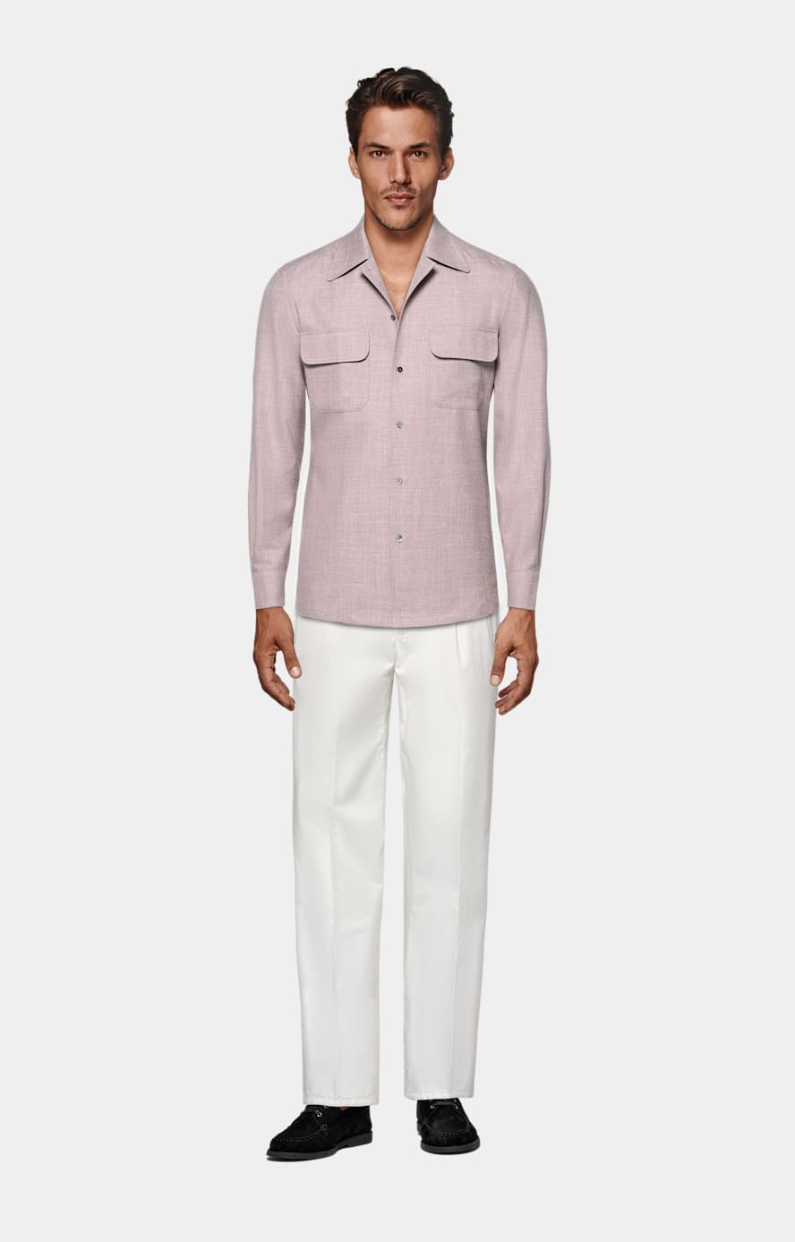 Purple Relaxed Fit Shirt