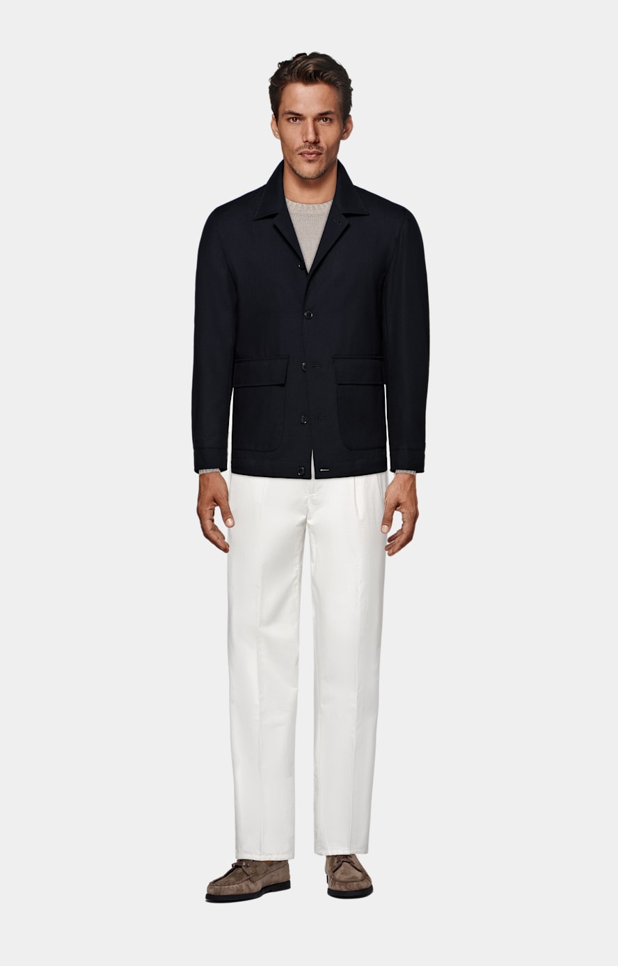 Navy Bomber Jacket