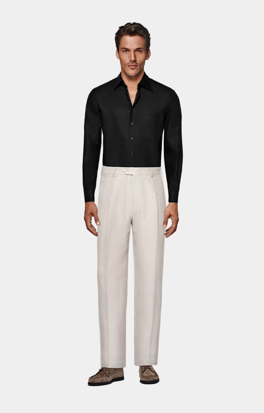Black Relaxed Fit Shirt