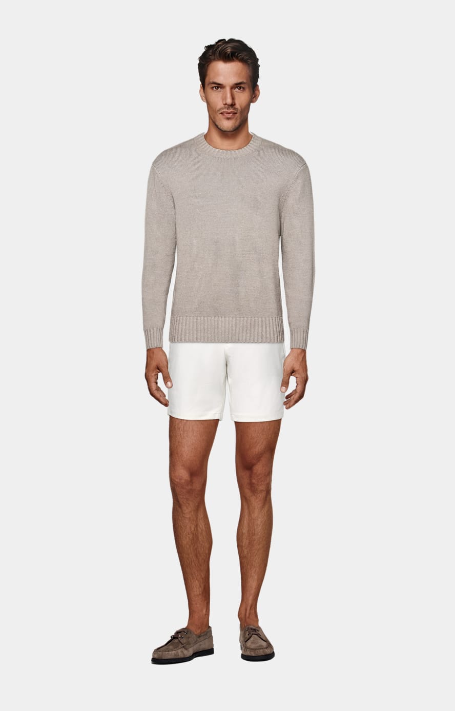 Taupe Crewneck