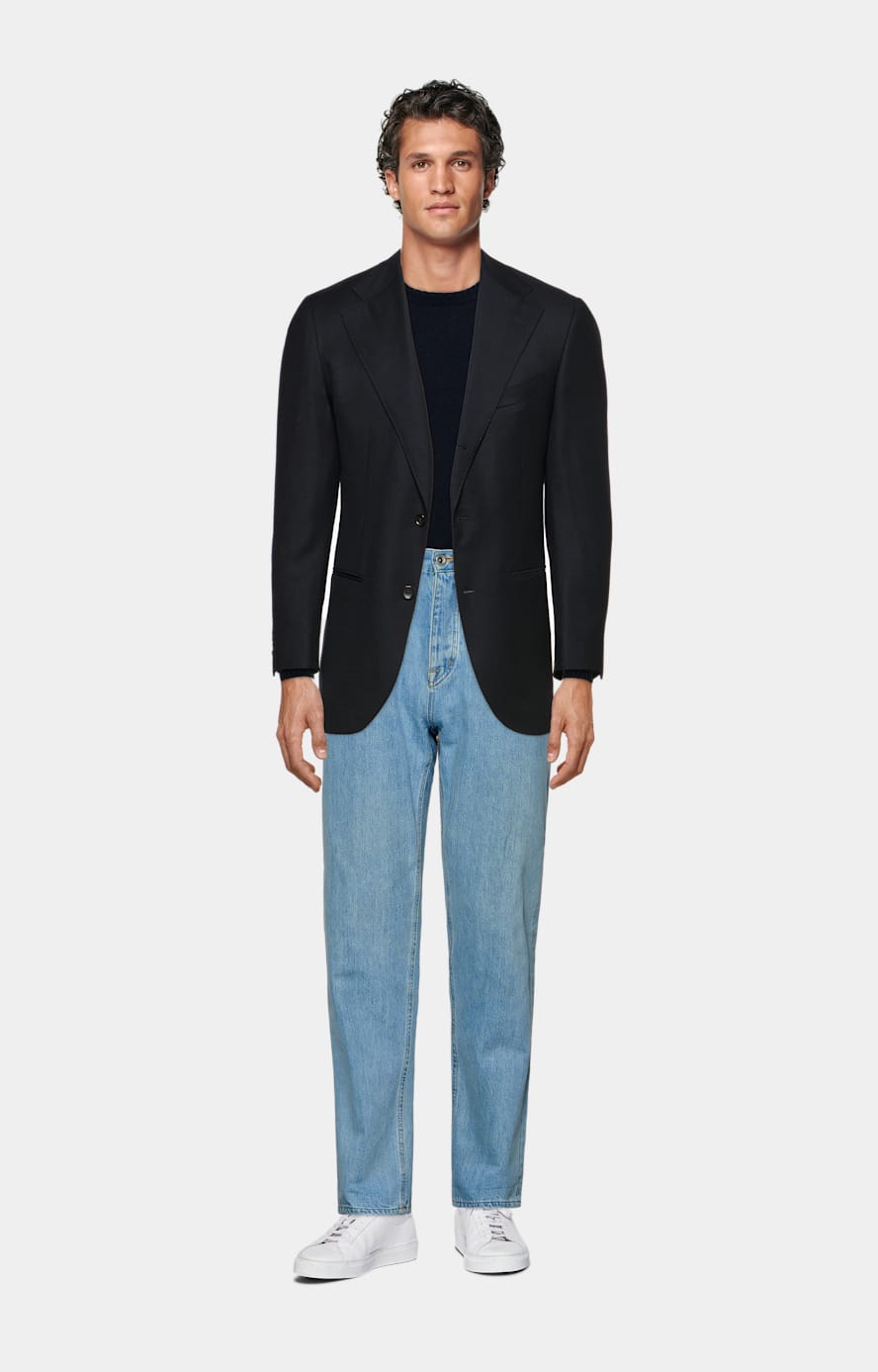 Men’s Washed Navy Crewneck main image 1