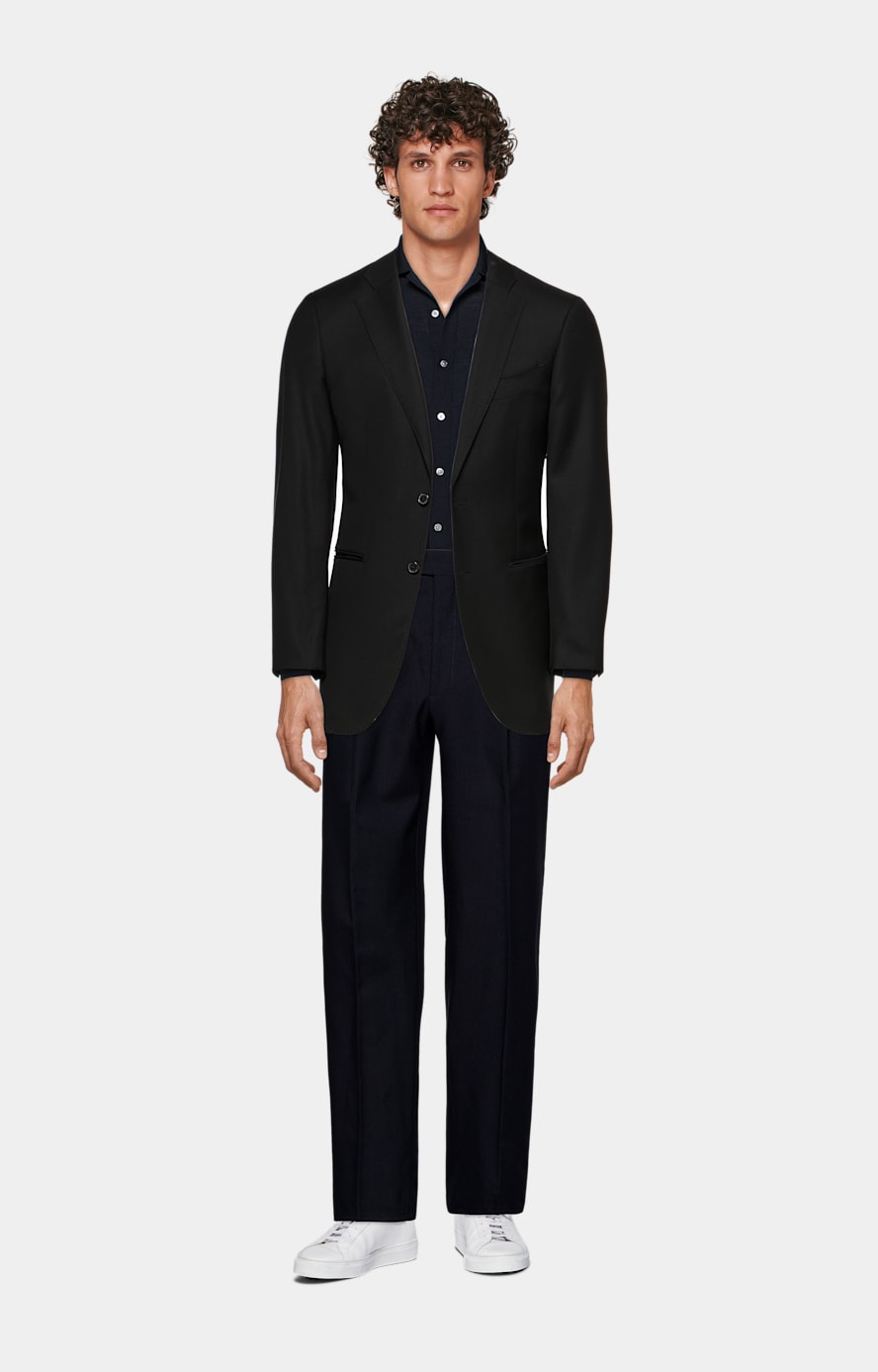 Black Lazio Suit Jacket