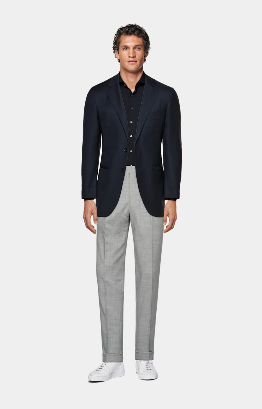 Cotton poplin suit store