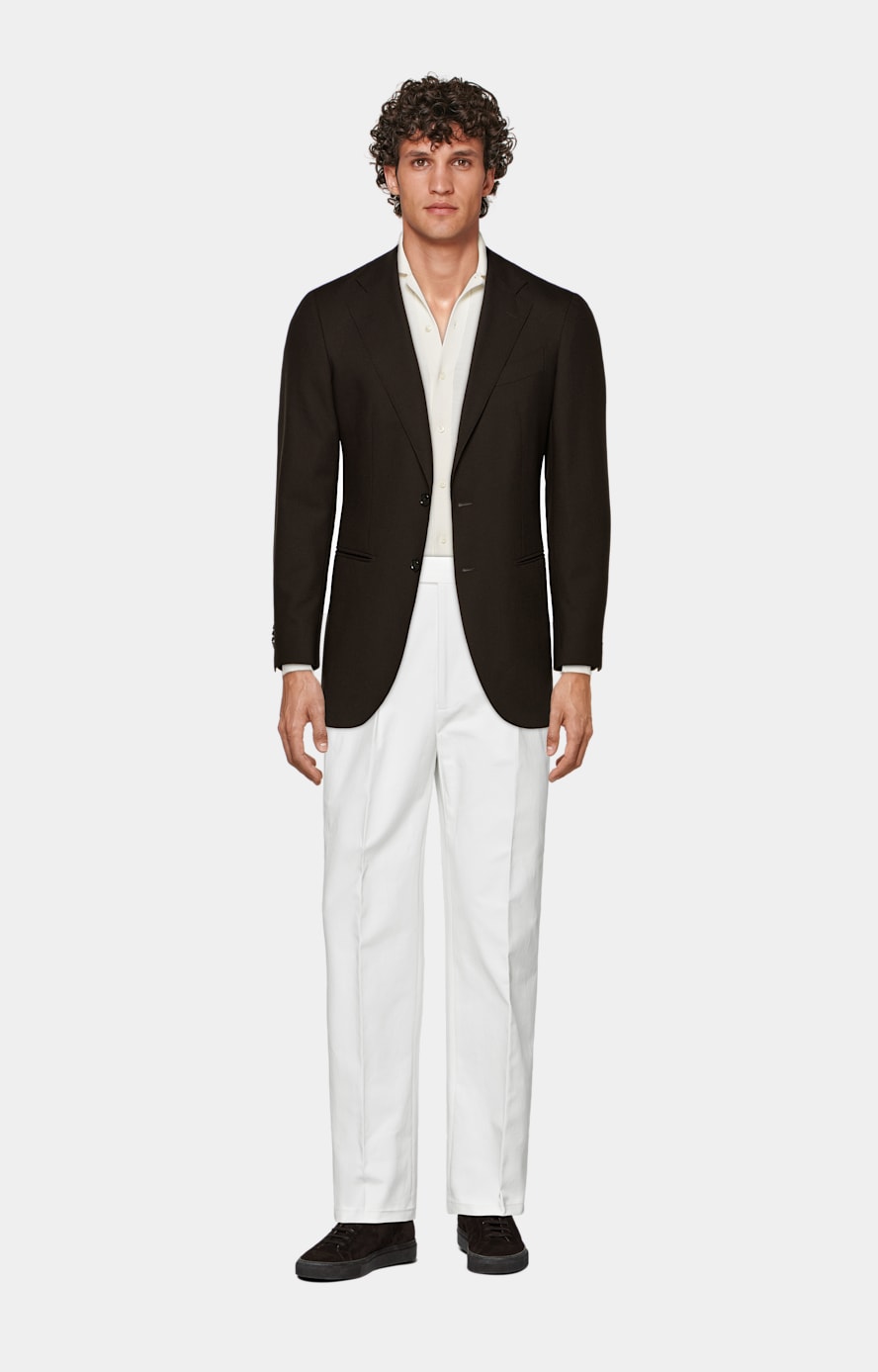 Off-White Wide Leg Tapered Mira Trousers