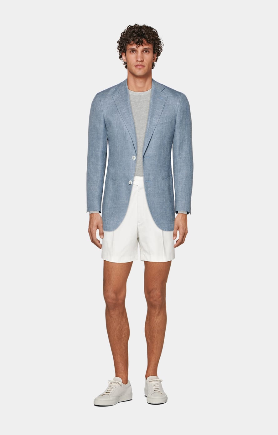 Off-White Pleated Duca Shorts