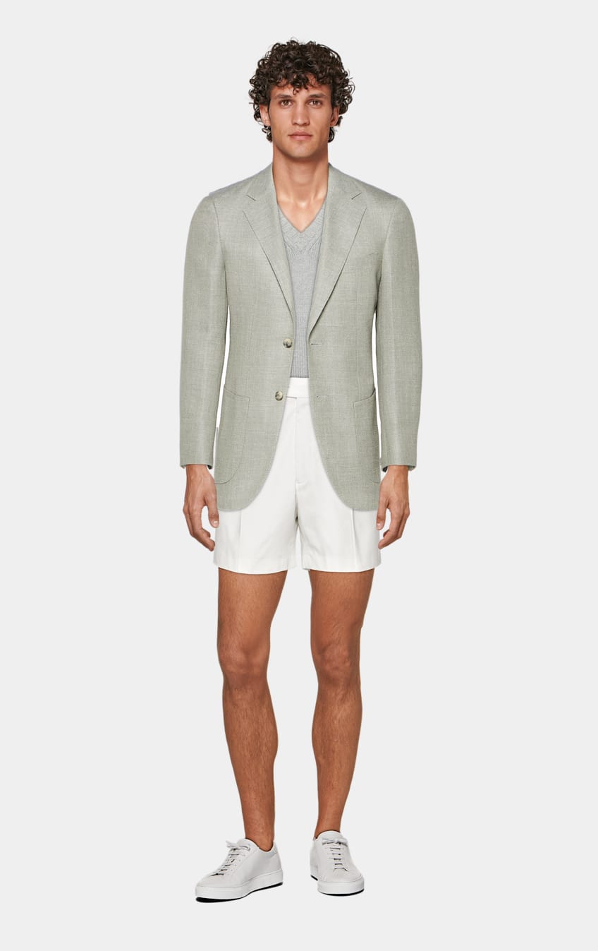 Off-White Pleated Duca Shorts