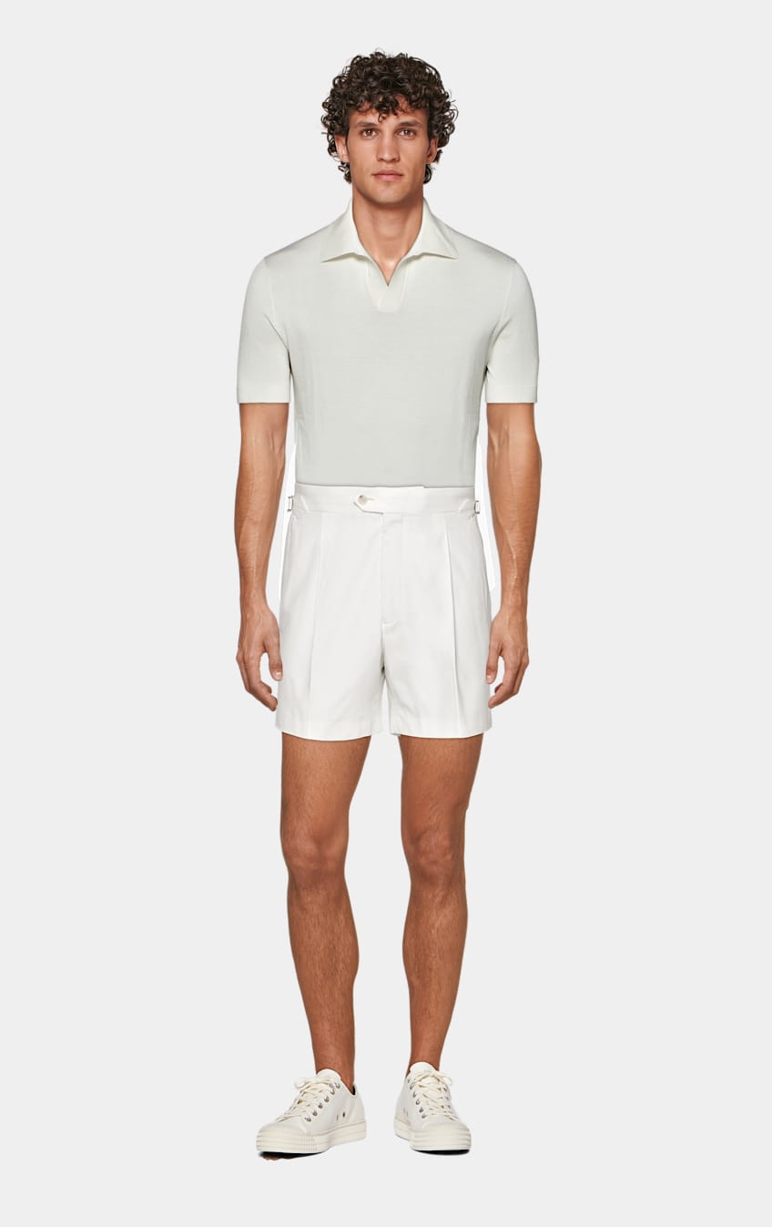Off-White Buttonless Polo Shirt 
