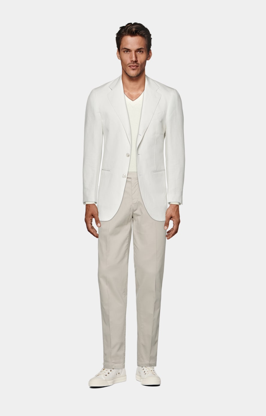 Off-White Tailored Fit Havana Suit Jacket