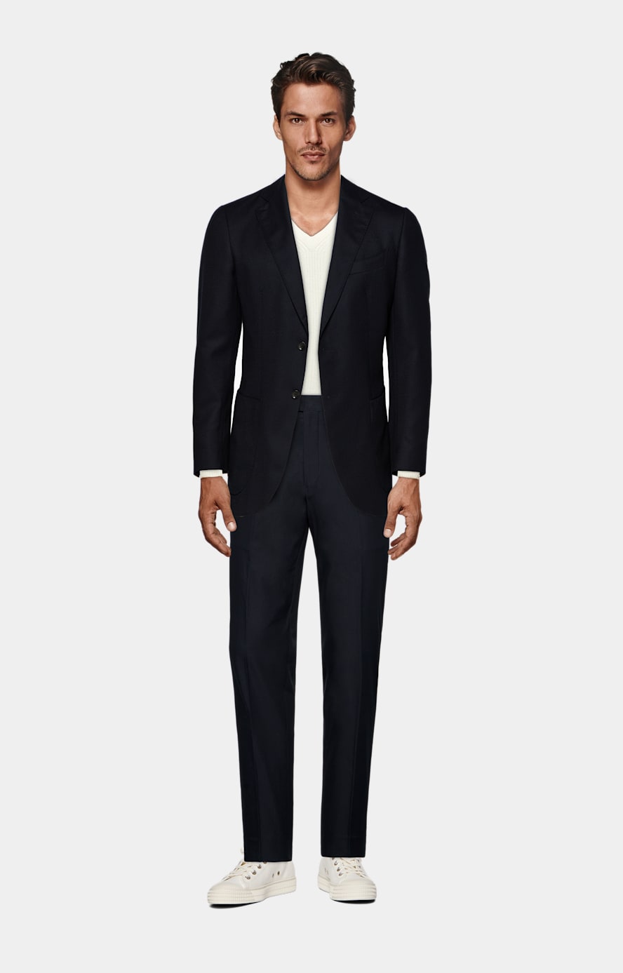 Off-White Ribbed V-Neck