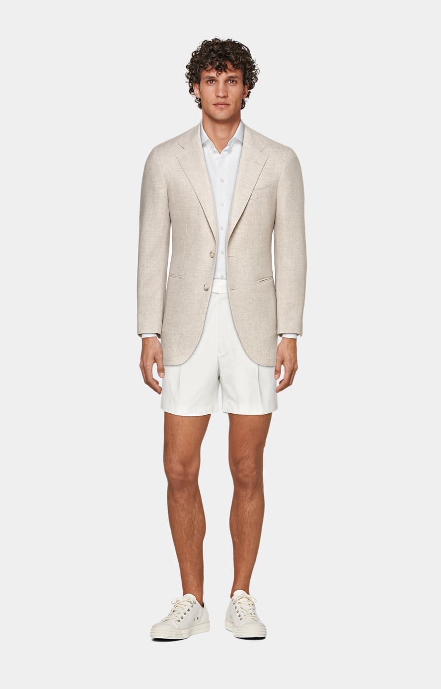 Camicia Royal Oxford bianca vestibilità slim