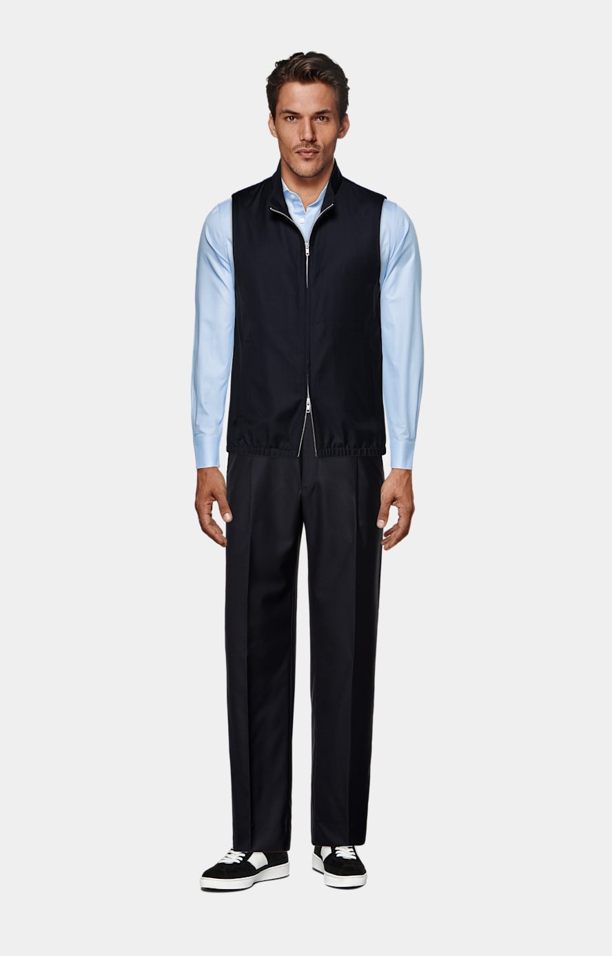 Light Blue Twill Extra Slim Fit Shirt