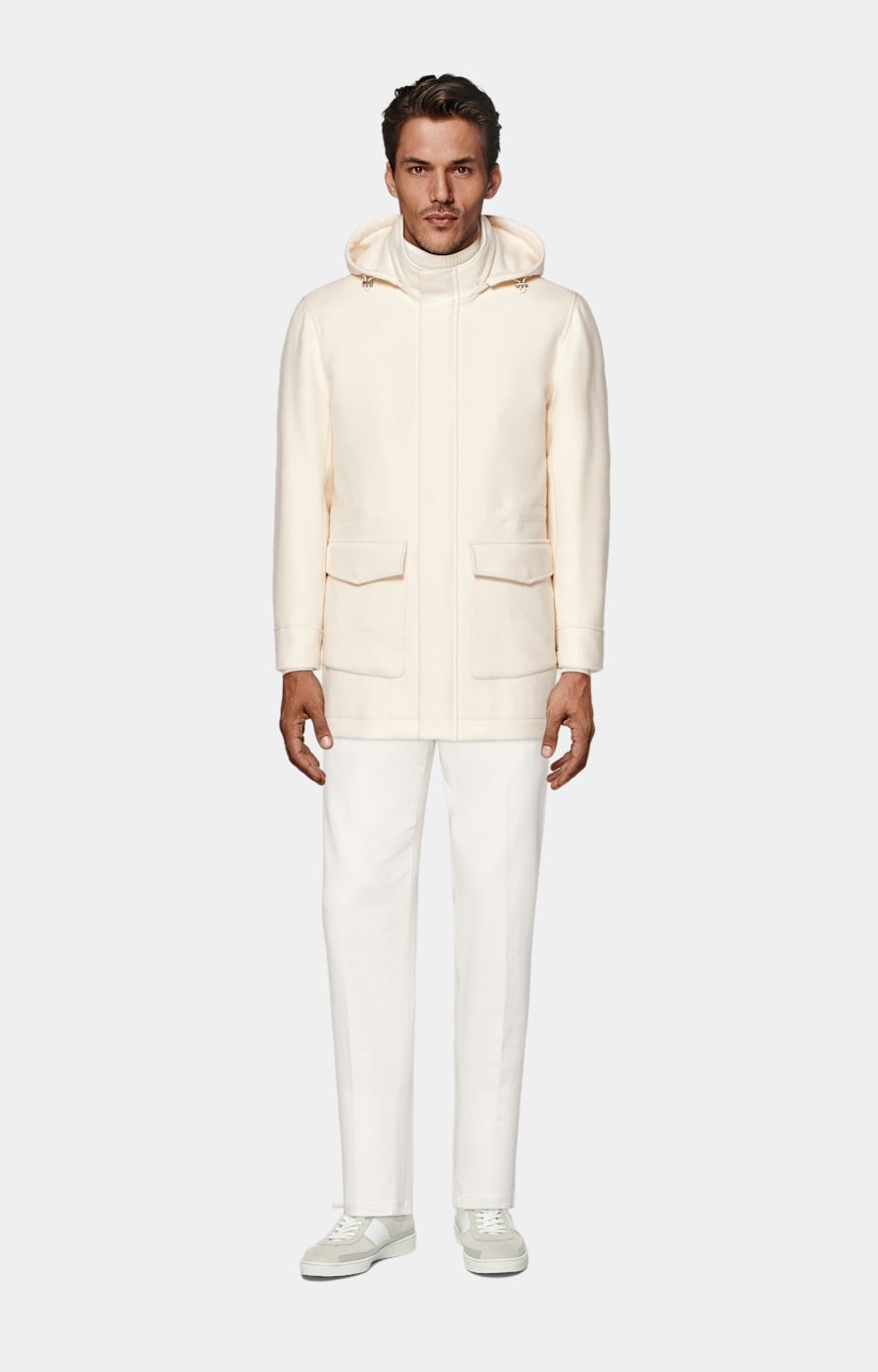 Off-White Slim Leg Straight Chinos