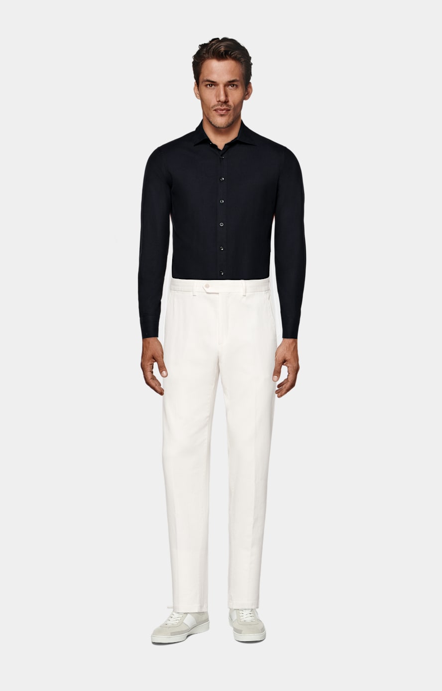 Navy Tailored Fit Shirt