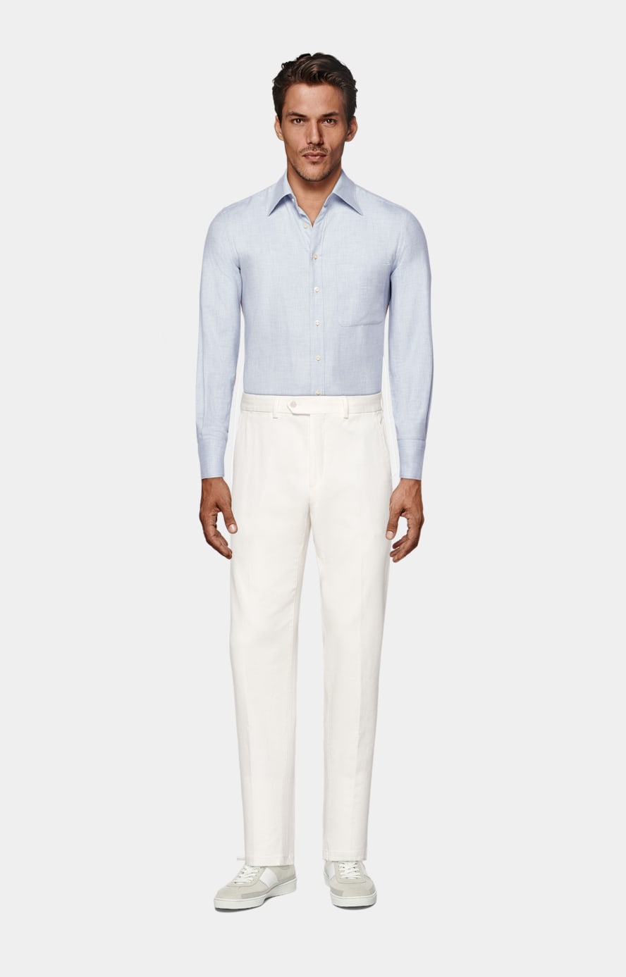 Koszula tailored fit jasnoniebieska