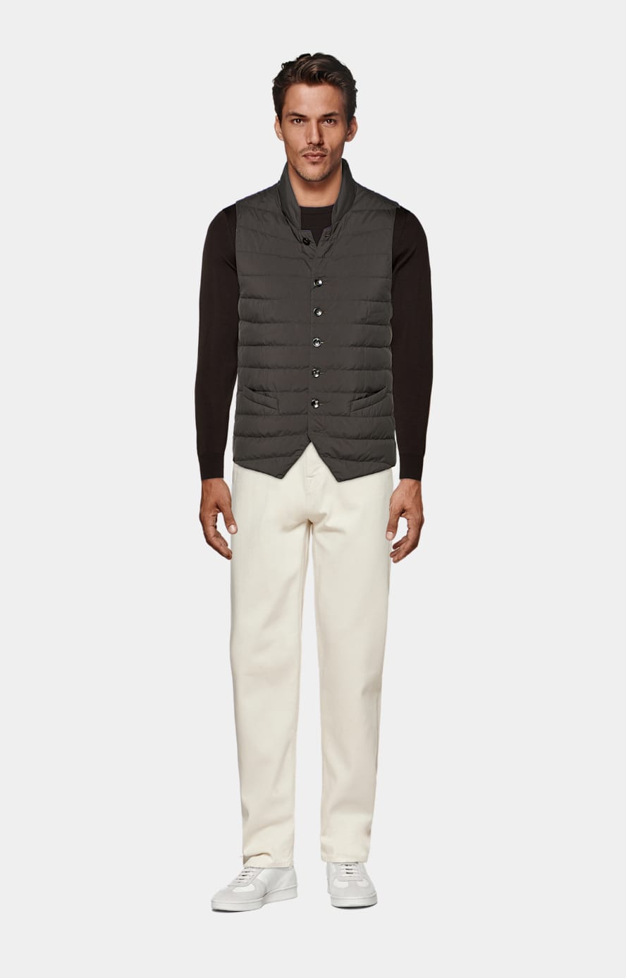 Off-White Straight Leg Jeans