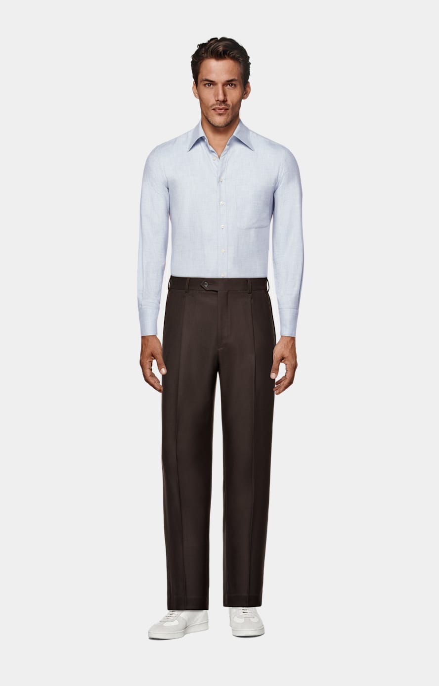 Koszula tailored fit jasnoniebieska