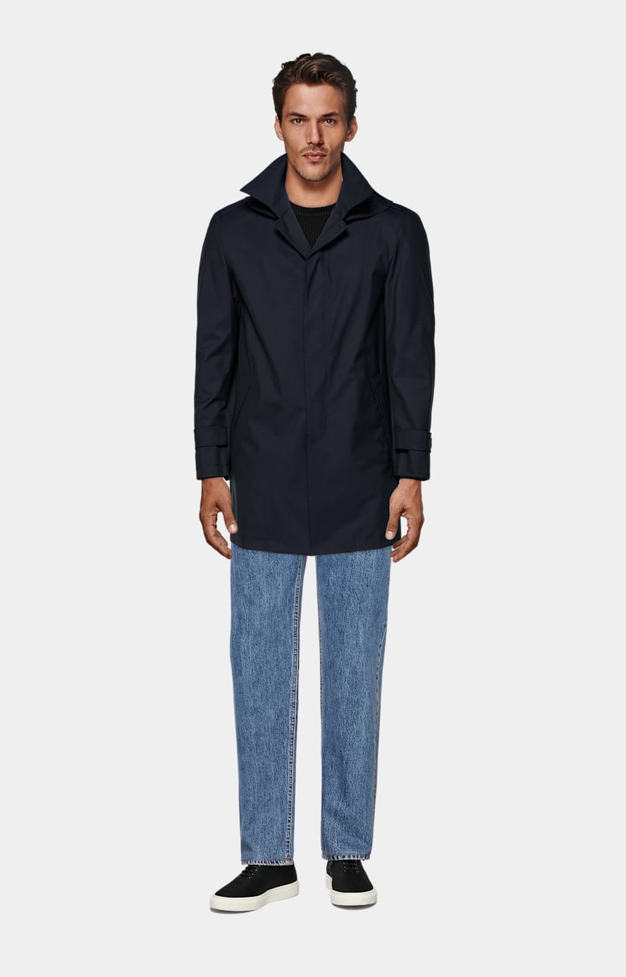 Impermeabile navy