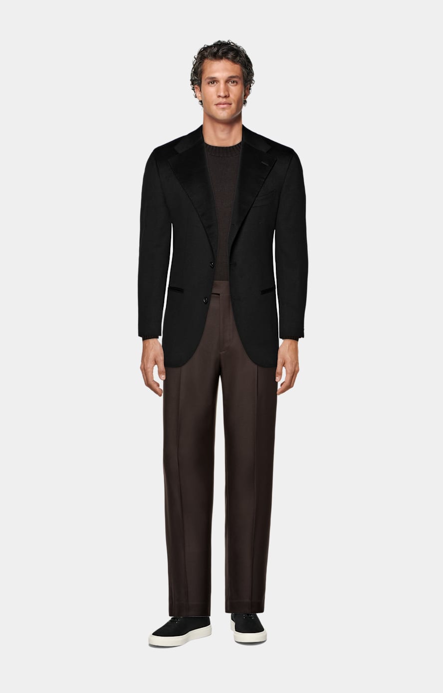 Black Sneaker in Cotton | SUITSUPPLY India
