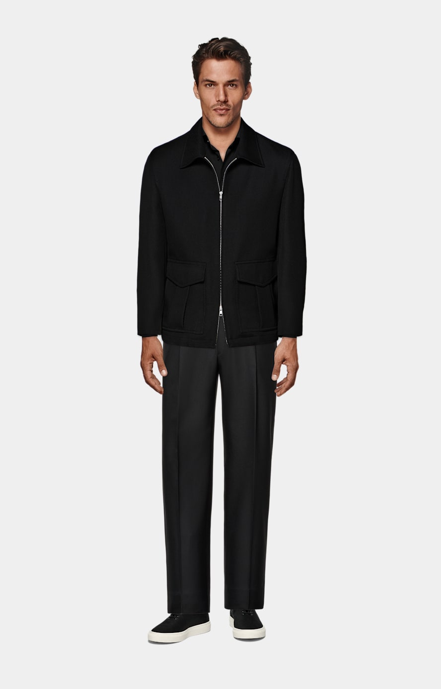 Black Tailored Fit Shirt