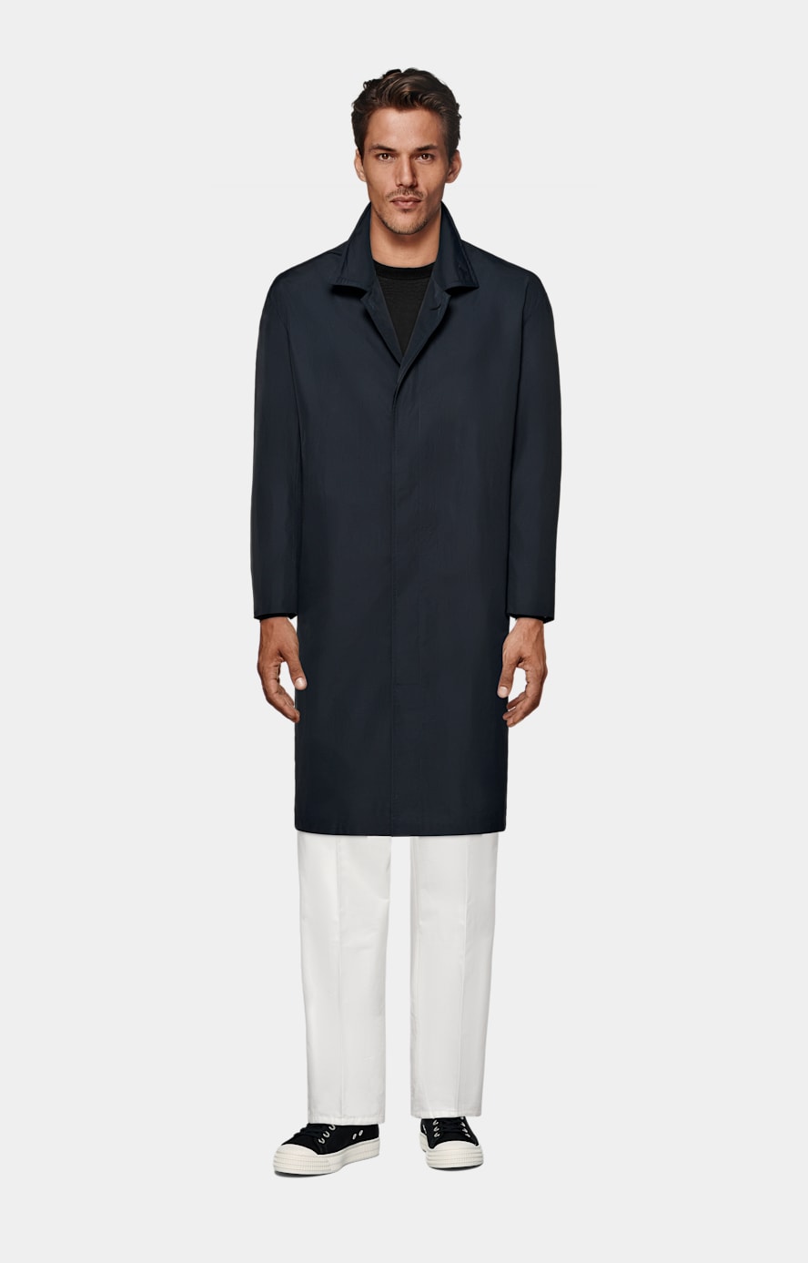 Navy Overcoat